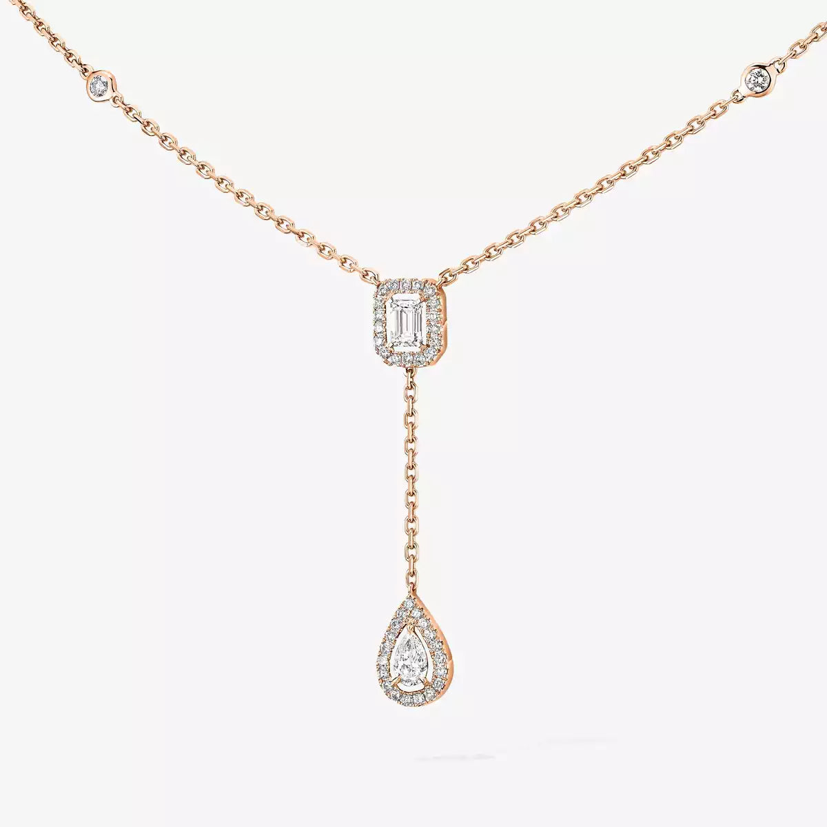 [⭐Reverie Jewels]Gold Diamond Tie Necklace