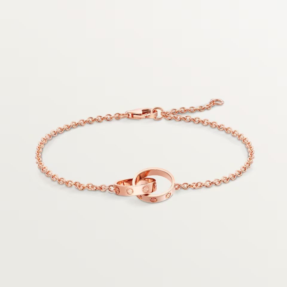 [⭐Reverie Jewels]LOVE BRACELET DOUBLE RING