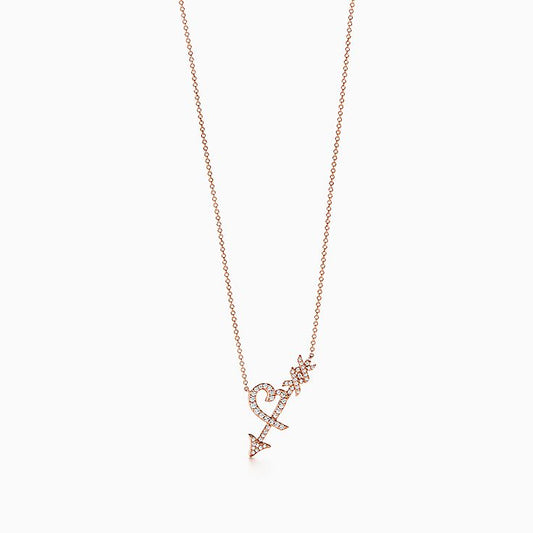 [Reverie Jewels]COLGANTE HEART & ARROW NECKLACE