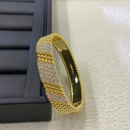 [⭐Reverie Jewels]  FIVE-ROW DIAMOND BRACELET