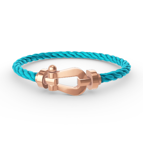 [⭐Reverie Jewels]FORCE LARGE HORSESHOE NO DIAMOND BRACELET ROSE GOLD