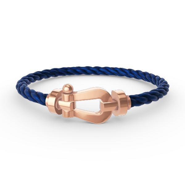 [⭐Reverie Jewels]FORCE LARGE HORSESHOE NO DIAMOND BRACELET ROSE GOLD