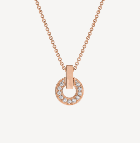 [⭐Reverie Jewels]GARI NECKLACE PINK GOLD DIAMOND