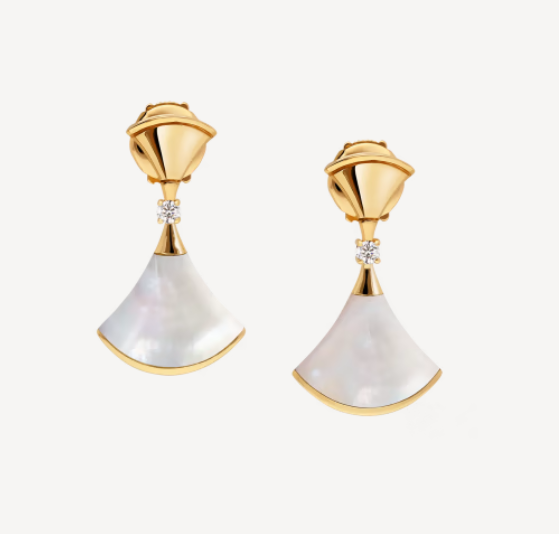 [⭐Reverie Jewels]DREAM MOP 1 DIAMOND EARRINGS