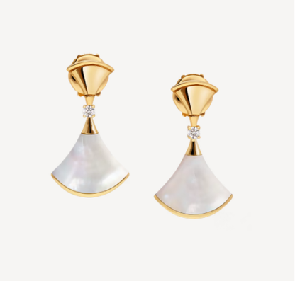 [⭐Reverie Jewels]DREAM MOP 1 DIAMOND EARRINGS