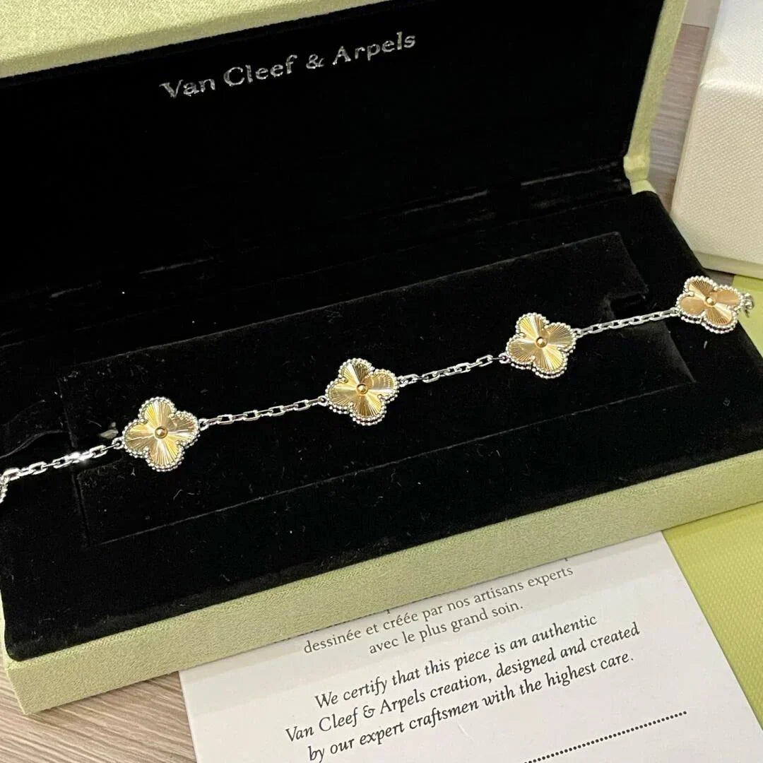[⭐Reverie Jewels] CLOVER 5 MOTIF LASER BRACELET COLLECTION