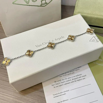 [⭐Reverie Jewels] CLOVER 5 MOTIF LASER BRACELET COLLECTION