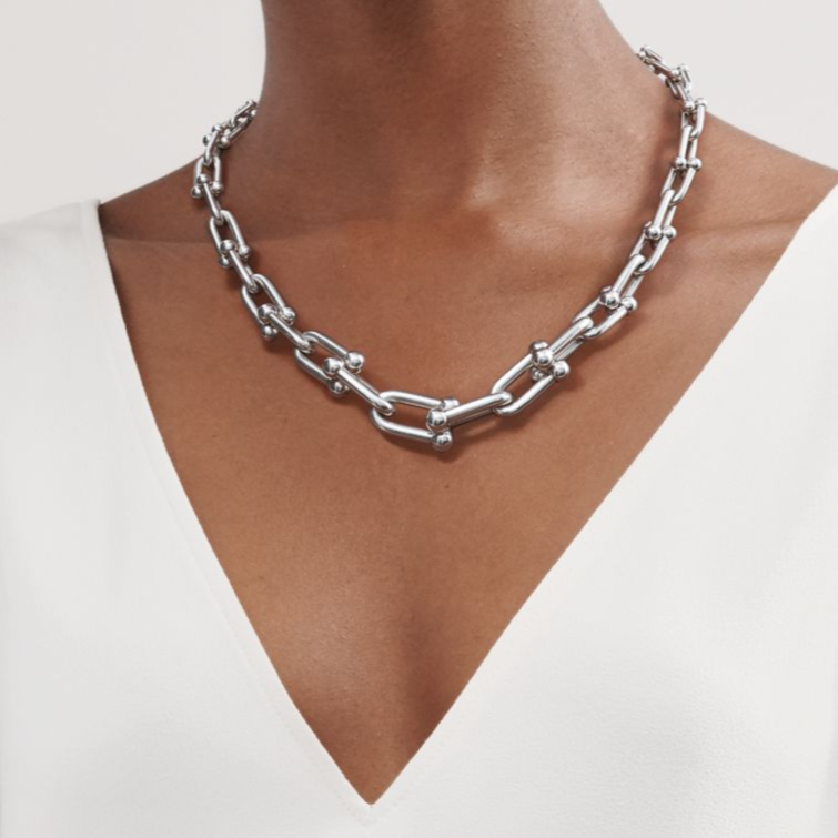 [Reverie Jewels]HARDWEAR SILVER CHOKER