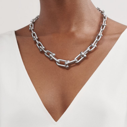 [Reverie Jewels]HARDWEAR SILVER CHOKER