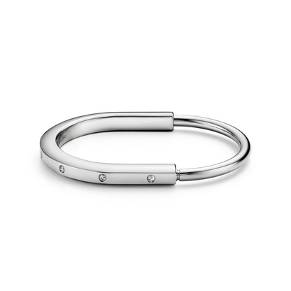 [Reverie Jewels]LOCK BRACELET 8 DIAMOND