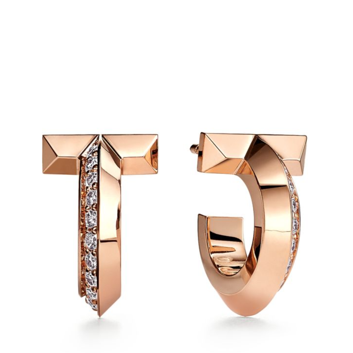 [Reverie Jewels]T1 HOOP DIAMOND EARRINGS