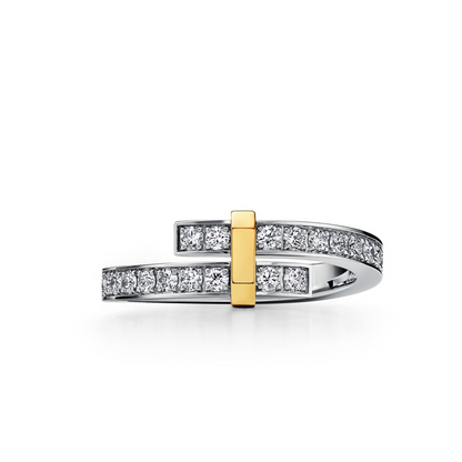 [Reverie Jewels]EDGE GOLD SILVER DIAMOND RING