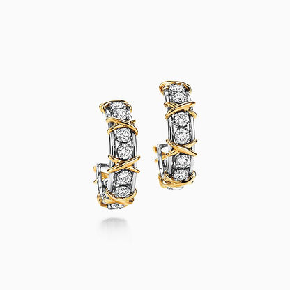 [Reverie Jewels]SCHLUMBERGER GOLD DIAMOND EARRINGS