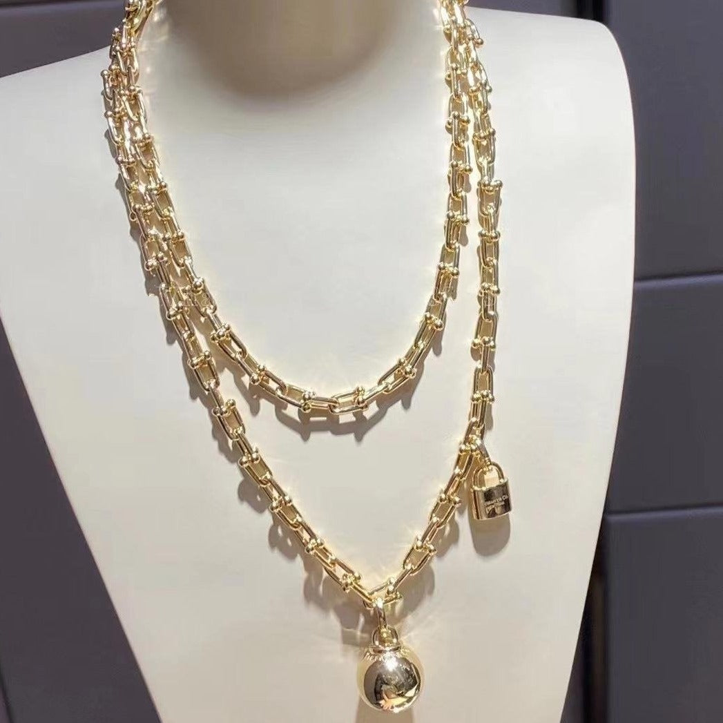 [Reverie Jewels]HARDWEAR WRAP NECKLACE