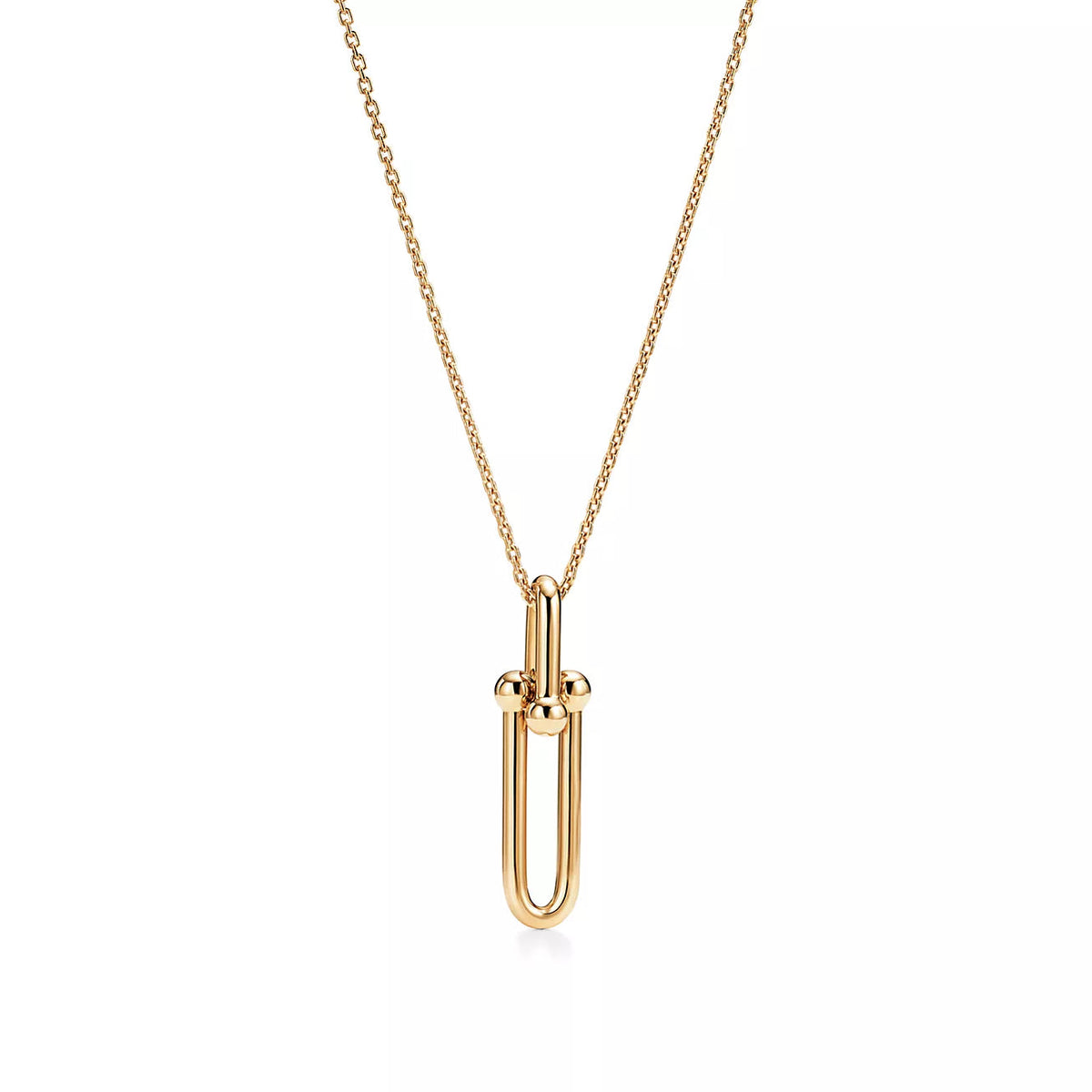 [Reverie Jewels]HARDWEAR GOLD DROP PEDANT NECKLACE