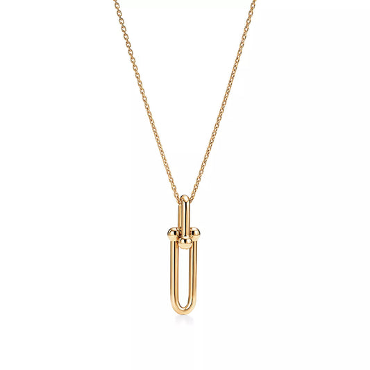 [Reverie Jewels]HARDWEAR GOLD DROP PEDANT NECKLACE