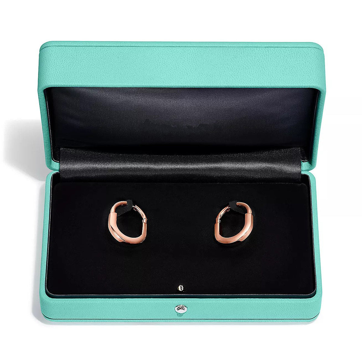 [Reverie Jewels]LOCK MEDIUM DIAMNOND EARRINGS