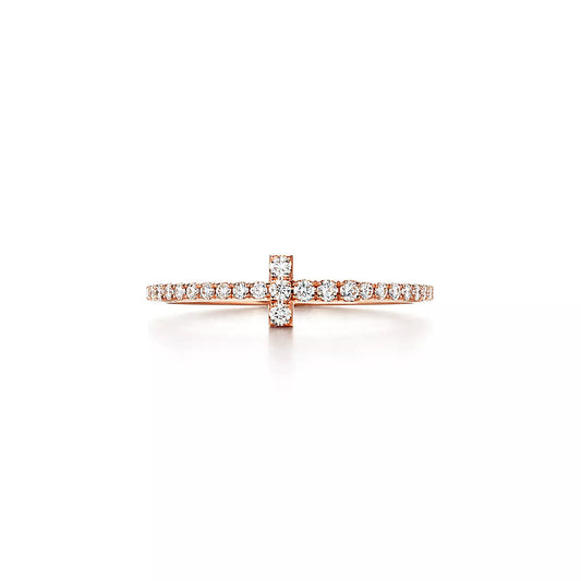 [Reverie Jewels]T RING DIAMOND PINK GOLD