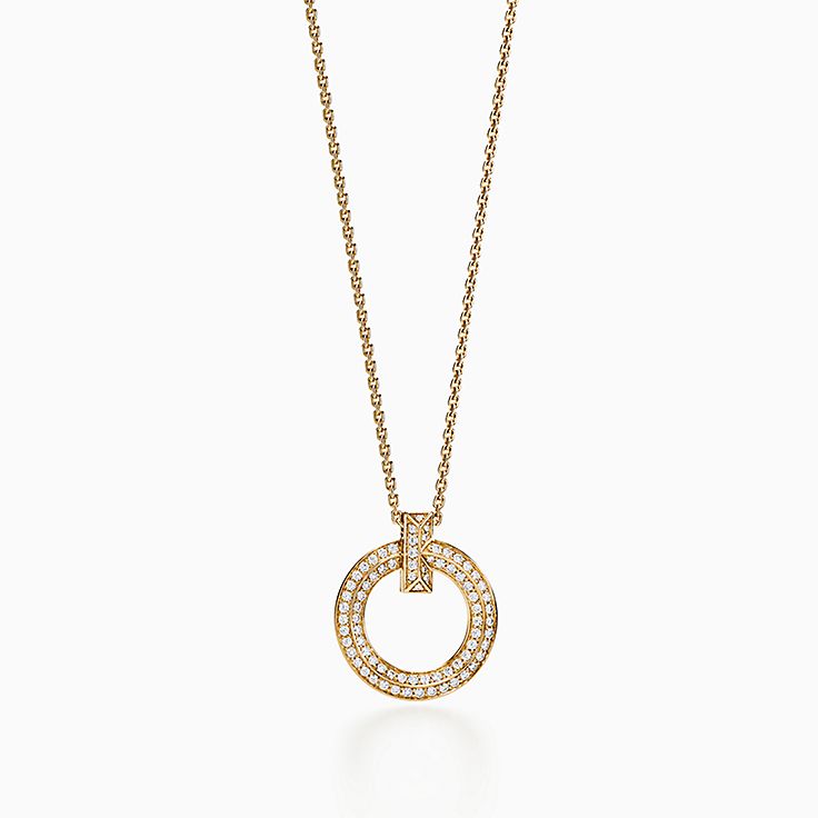 [Reverie Jewels]T WIRE PEDANT DIAMOND NECKLACE