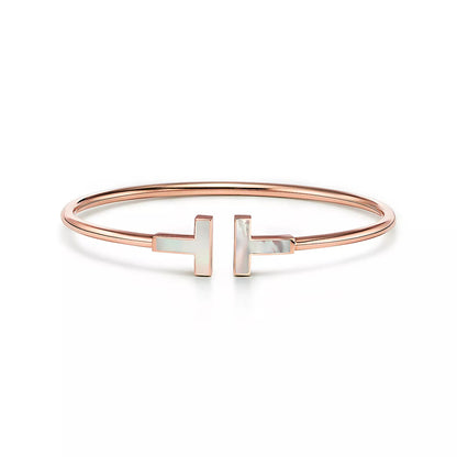 [Reverie Jewels]T BRACELET 1.8MM TURQUOISE PINK GOLD