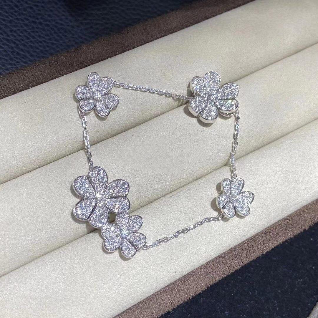 [⭐Reverie Jewels]FRIVOLE SILVER 5 FLOWERS BRACELET