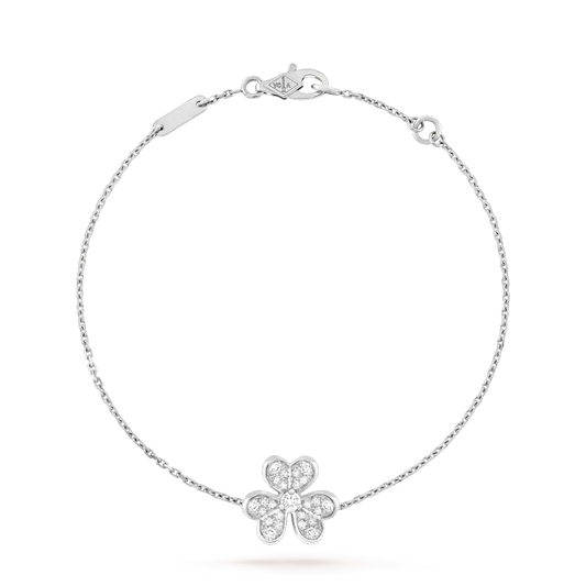 [⭐Reverie Jewels]FRIVOLE SILVER FLOWER DIAMOND BRACELET