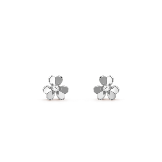 [⭐Reverie Jewels]FRIVOLE MINI SILVER FLOWER EARRINGS