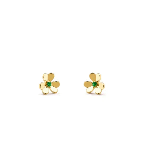 [⭐Reverie Jewels]FRIVOLE  FLOWER MALACHITE EARRINGS