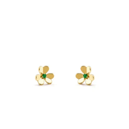 [⭐Reverie Jewels]FRIVOLE  FLOWER MALACHITE EARRINGS