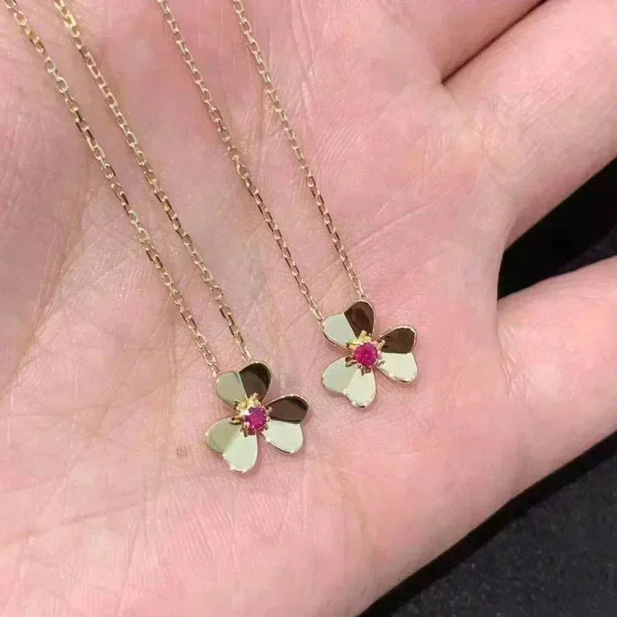 [⭐Reverie Jewels]FRIVOLE GOLD FLOWER NECKLACE