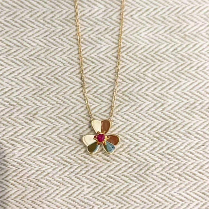 [⭐Reverie Jewels]FRIVOLE GOLD FLOWER NECKLACE