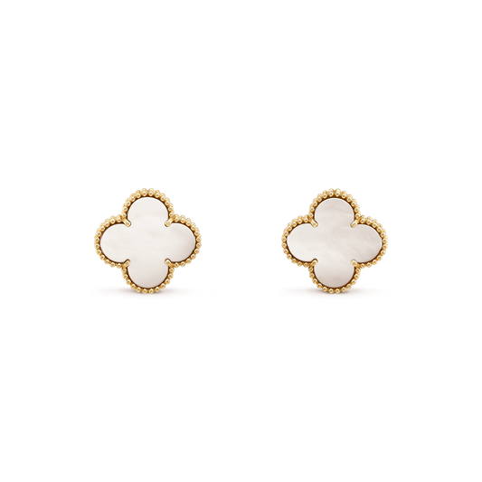 [⭐Reverie Jewels]CLOVER MINI GOLD EARRINGS