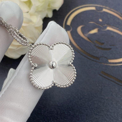 [⭐Reverie Jewels]CLOVER 25MM SILVER BIG CLOVER NECKLACE
