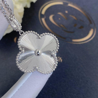 [⭐Reverie Jewels]CLOVER 25MM SILVER BIG CLOVER NECKLACE