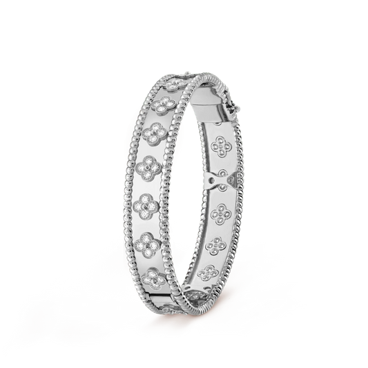 [⭐Reverie Jewels]CLOVER BRACELET 8MM DIAMONDS