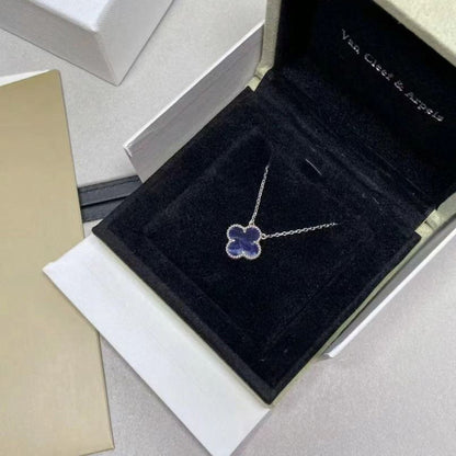 [⭐Reverie Jewels]CLOVER 15MM PIETERSITE NECKLACE SILVER