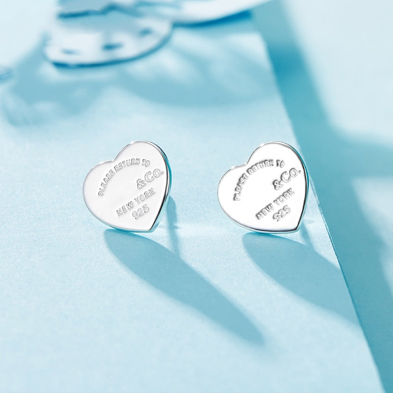 [Reverie Jewels]RETURN TO TIF LOVE SILVER EARRINGS