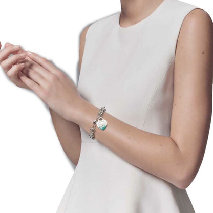 [Reverie Jewels]LOVE HEART RETURN TO TIF SILVER BRACELET