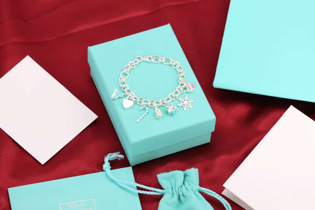 [Reverie Jewels]CHRISTMAS SILVER BRACELET