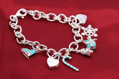 [Reverie Jewels]CHRISTMAS SILVER BRACELET