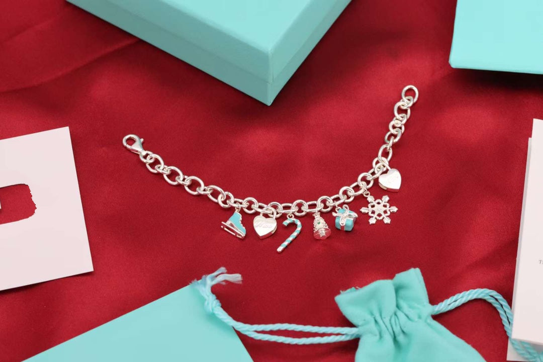 [Reverie Jewels]CHRISTMAS SILVER BRACELET
