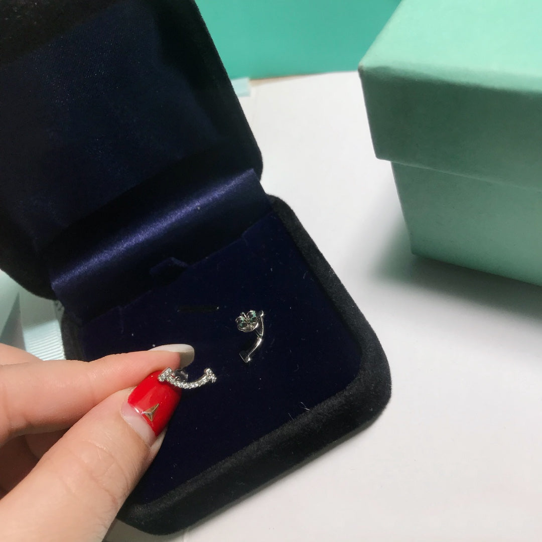 [Reverie Jewels]SMILE DIAMOND EARRINGS