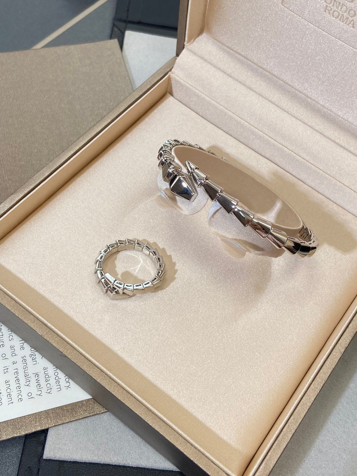 [⭐Reverie Jewels]SERPENTI VIPER SILVER BRACELET