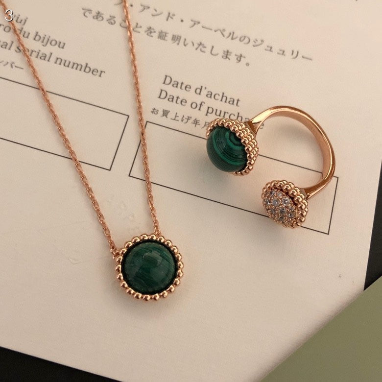 [⭐Reverie Jewels]PERLEE COULEURS DIAMOND ROSE GOLD BETWEEN THE FINGER RING