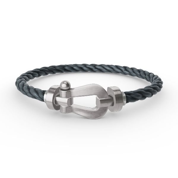 [⭐Reverie Jewels]FORCE LARGE HORSESHOE NO DIAMOND BRACELET SILVER