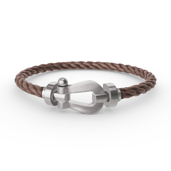 [⭐Reverie Jewels]FORCE LARGE HORSESHOE NO DIAMOND BRACELET SILVER