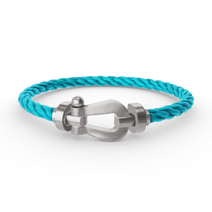 [⭐Reverie Jewels]FORCE LARGE HORSESHOE NO DIAMOND BRACELET SILVER