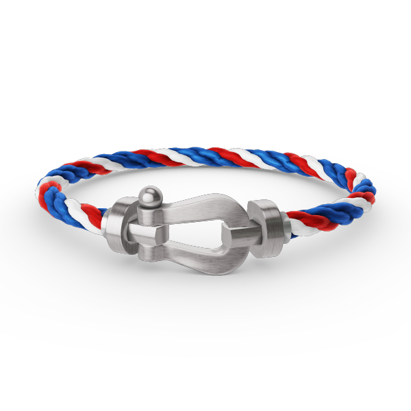 [⭐Reverie Jewels]FORCE LARGE HORSESHOE NO DIAMOND BRACELET SILVER