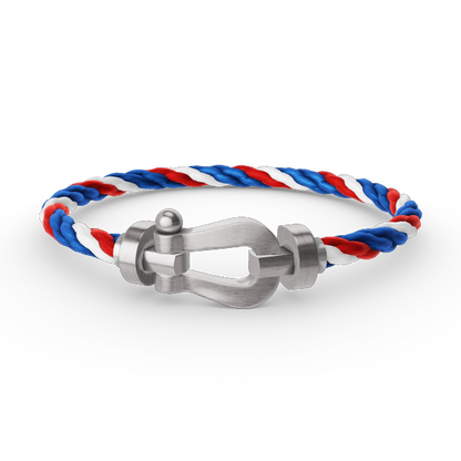 [⭐Reverie Jewels]FORCE LARGE HORSESHOE NO DIAMOND BRACELET SILVER
