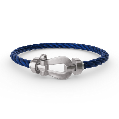 [⭐Reverie Jewels]FORCE LARGE HORSESHOE NO DIAMOND BRACELET SILVER